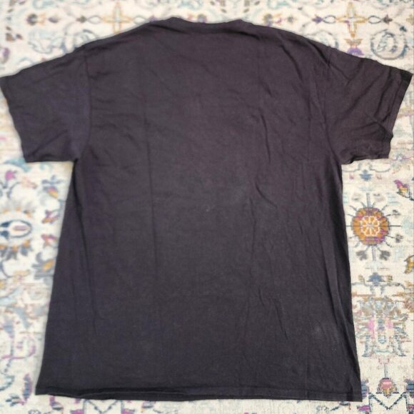 Stranger Things Iconic TV Series Men's Black Neon Cult Graphic Tee T-shirt Large - Picture 3 of 6